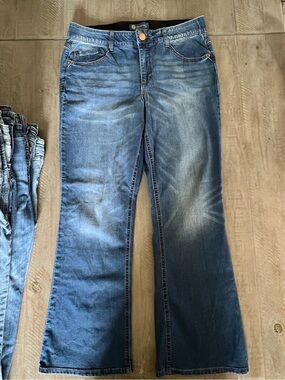 Democracy Ab"solution® Blue Denim Petite Itty Bitty Bootcut Jeans 14P